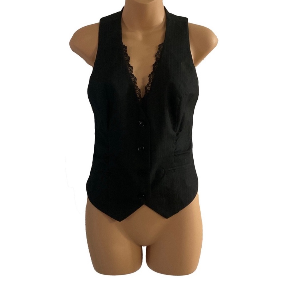 Charlotte Russe Black Vest